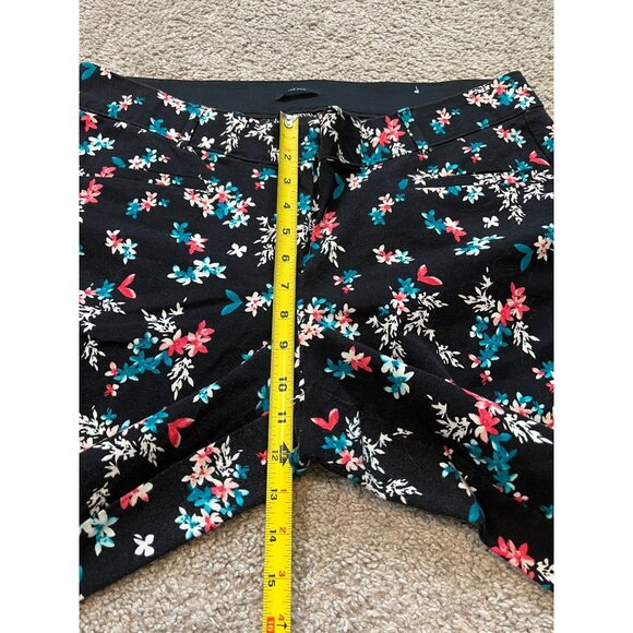 Lane Bryant Womens Floral Print The Allie Capri Pants Size 16 Stretch Comfort - Picture 4 of 7